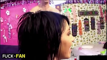 Perky teen megan licks tory’s twat in wild fuck a fan live show bash