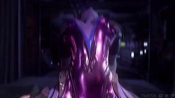 Widowmaker makes you cum reverse cowgirl