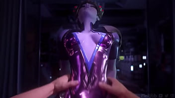 Widowmaker makes you cum reverse cowgirl