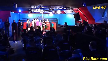 Bizarre jizz faced slut