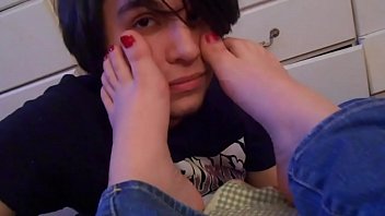 Homemade foot worship