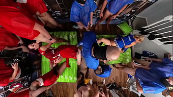Football team vs cheerleader gangbang full bts Football team vs cheerleader gangbang full bts
