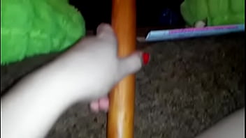 Irka playing at night