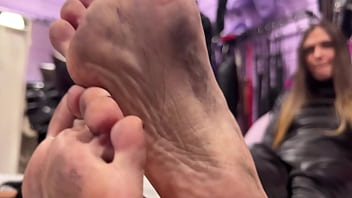 You must worship my dirty feet