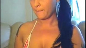 Tiny big tits pussy webcam show