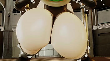 Bowsette shaking that ass on the tube