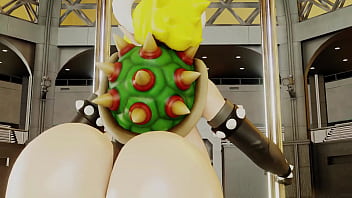 Bowsette shaking that ass on the tube