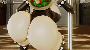 Bowsette shaking that ass on the tube