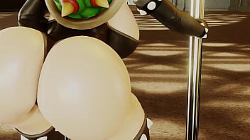 Bowsette shaking that ass on the tube