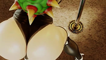 Bowsette shaking that ass on the tube