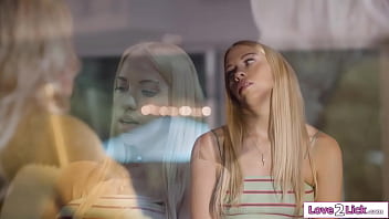 Big boobs stepmom katie morgan cant believe what she hears when her petite latina stepdaughter khloe kapri confesses her crush and lets her lick her