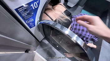 Stepsister fucked while stuck she begged to be fucked again and filled with cum in her mouth