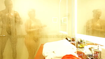 Cheating with bbc shower fuck