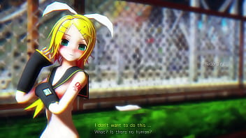 Blonde girl dancing on street mmd by chick