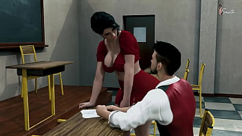 Indian college teacher fucks by her student for the first time