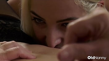 Big tit mature milf gets pussy licked by blonde lesbian