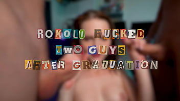 My friends fuck me after graduation pussyfuck deepthroat facial full