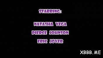 Naughty babe cums many times