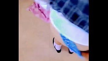 Colegiala mexicana es convencida por su cuidador de hacerle una chaqueta pero le terminan dando el empujon de tripas de su vida "su culo ya no será el mismo" casero