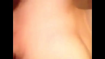 Lisa straps into the bathroom tub