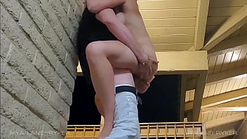 Almost caught twice having sex outside