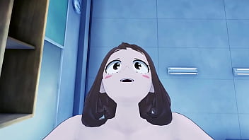 Ohacko uraraka intense sex in the classroom my hero academia