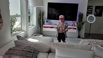 Big tit blonde housewife gets pussy pounded by midget with giant hog