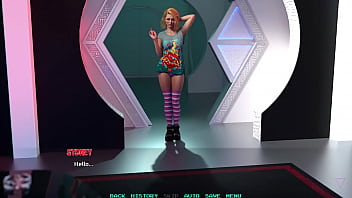 Name88's triangle #20 movie night with cute busty blonde