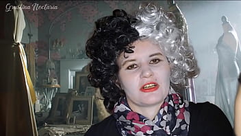 Cruella will measure and suck your dick she is obsessed with you