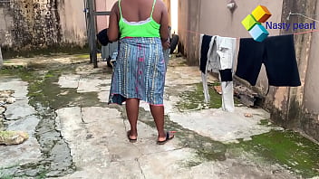 Horny house wife search for bbc while she dries stepson clothes please subscribe to red sheer