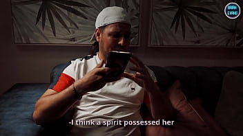 The priest and the nun salome gil try to save the sinful soul of kourtney love