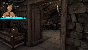 Skyrim b and l mod more quests and celebrating in the hall having sex with multiple women