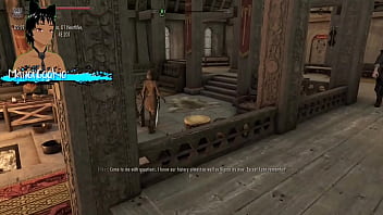 Skyrim b and l mod more quests and celebrating in the hall having sex with multiple women