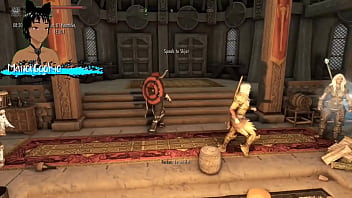 Skyrim b and l mod more quests and celebrating in the hall having sex with multiple women