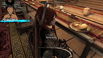 Skyrim b and l mod more quests and celebrating in the hall having sex with multiple women