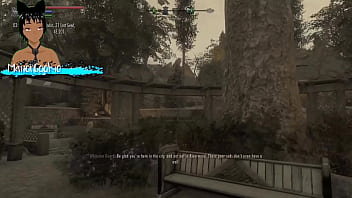 Skyrim b and l mod more quests and celebrating in the hall having sex with multiple women