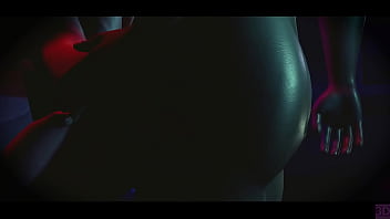 Thin cyberpunk bitch teaches inexperienced young client sex preview