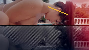 Hardcore pool fuck in spain