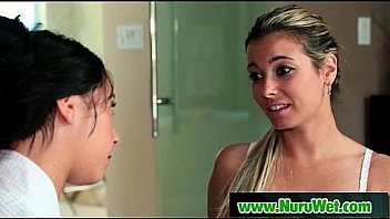 Nuru massage sex with teen asian busty babe 14