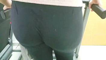 Forbidden pilates class moments when we are alone at gym my wife for another