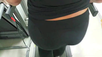 Forbidden pilates class moments when we are alone at gym my wife for another