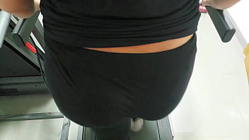 Forbidden pilates class moments when we are alone at gym my wife for another