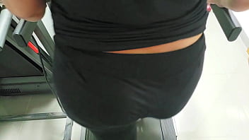 Forbidden pilates class moments when we are alone at gym my wife for another