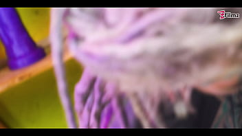 Tattooed lesbians go deep with massive toys — atm gaping holes and raw real orgasms