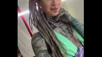 Bts with latex unconfined what's your favorite latex look #behindthescenes #inked #inkedwoman #tattoojourney #ps