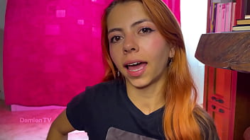 Family therapy my stepsister finds a condom in my room and she teaches me how to use it while our parents are at work and ends up sucking my huge veiny cock