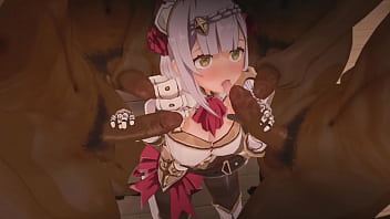 Noelle blacked by 4 cocks 71lv