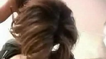 Brunette hottie deepthroats dick