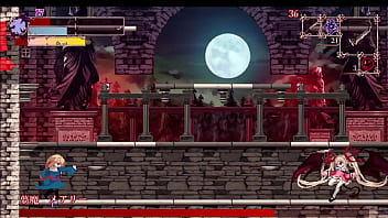 Doujin game bloodroot boss fight