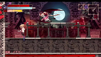 Doujin game bloodroot boss fight